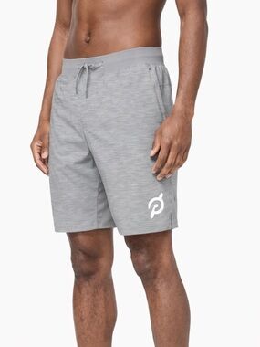 Lululemon Peloton T.H.E. Short 9" with Nulux Liner Gray Heather Size M